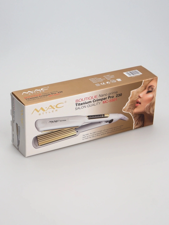 Professional soch uchun gafri dazmol MAC Stayler MC-5502, keramik plastinali