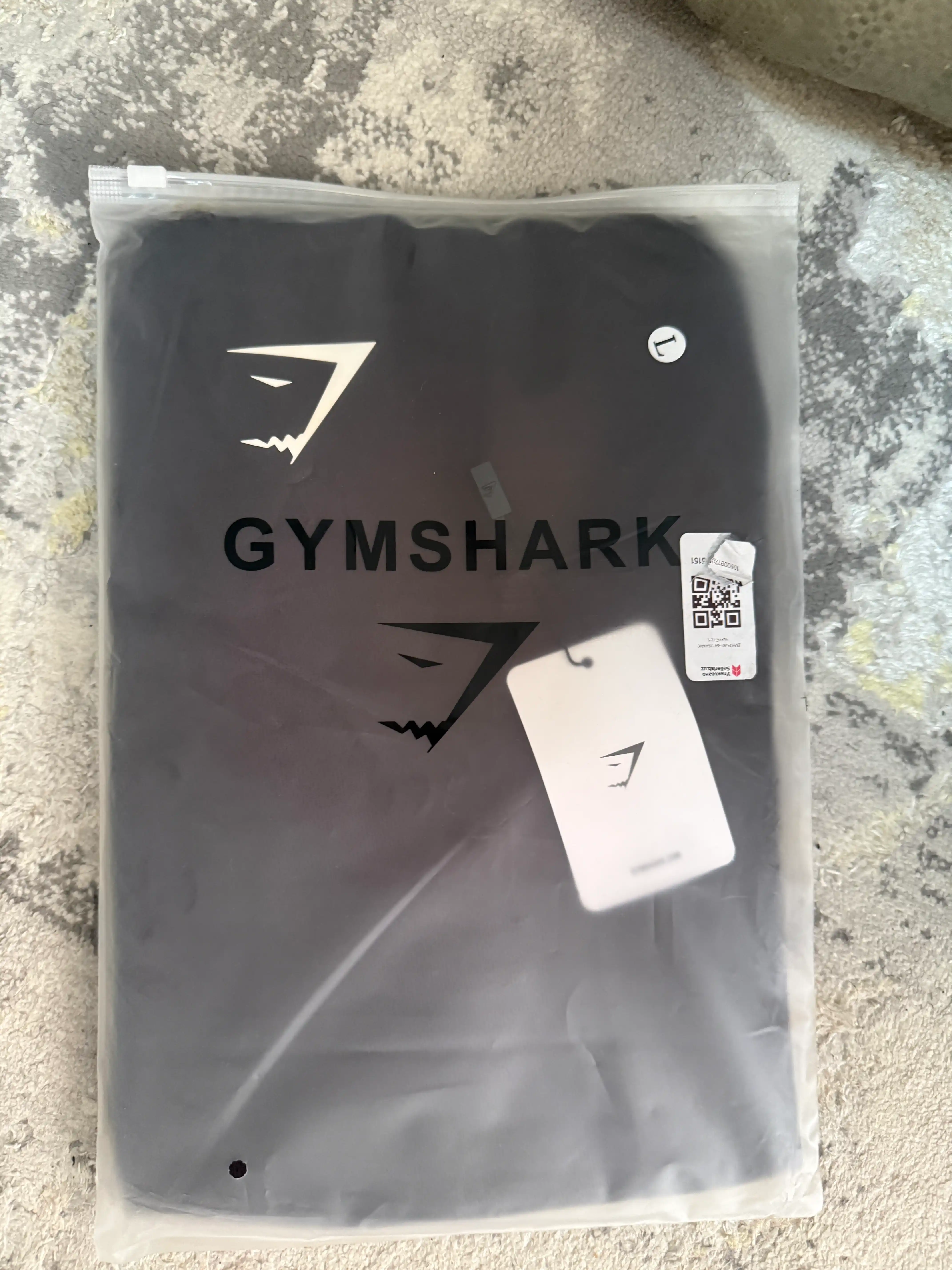 Erkaklar uchun mayka Gymshark, kompression, sport, elastik, tez quriydigan, fitnes uchun