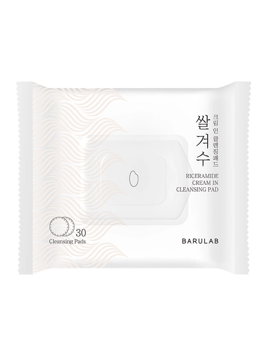 Guruch va seramidli tozalovchi krem-yostiqchalar BARULAB Riceramide Cream in Cleansing Pad