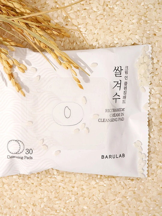 Guruch va seramidli tozalovchi krem-yostiqchalar BARULAB Riceramide Cream in Cleansing Pad