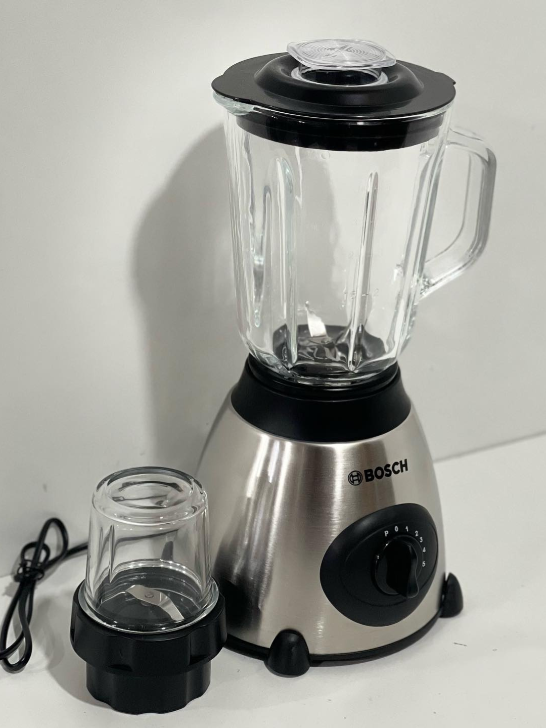 Bosch 1000 Vt statsionar blender 3 ta 1 da, 1,5 l, kofemolka va maydalagich