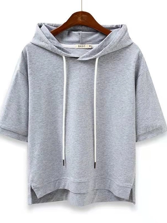 Yozgi ayollar xudi, kalta yengli, pushti/kulrang/oq, M-2XL