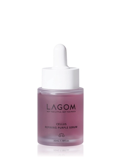 Сыворотка с азелаиновой кистолой против акне и комедоновLagom Cellus Refining Purple Serum - 