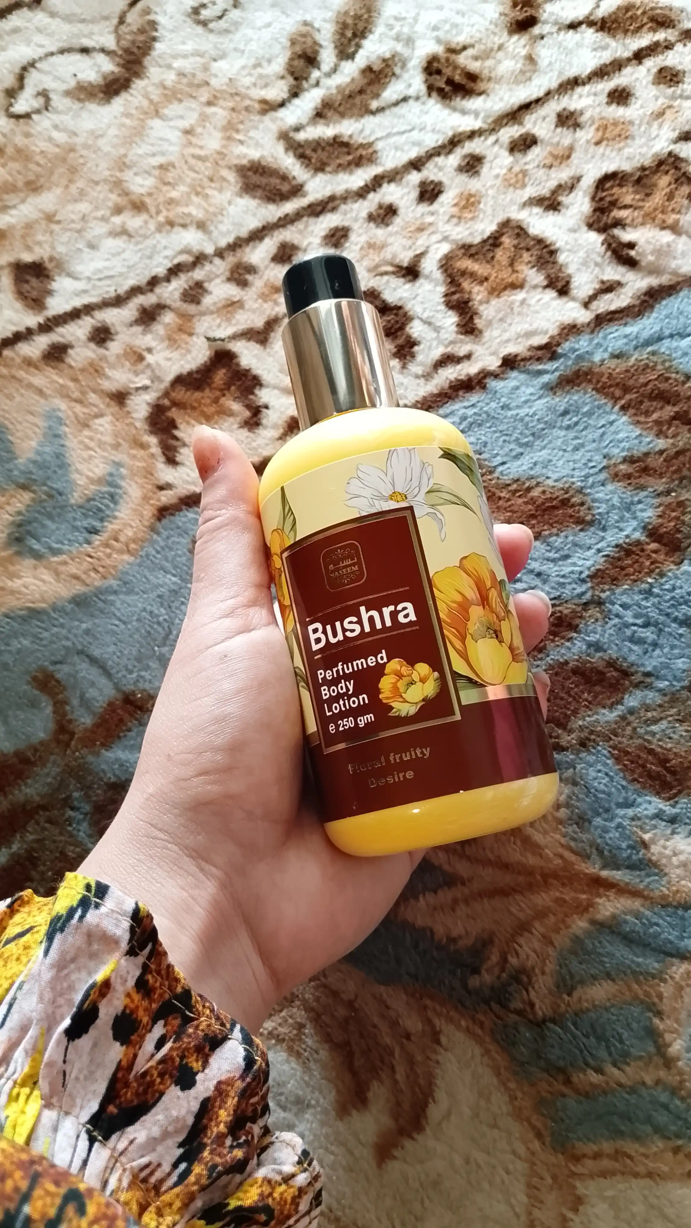 Alkogolsiz parfyumlangan tana losyoni Bushra, Lamsa, Sadaat body lotion, 250 g