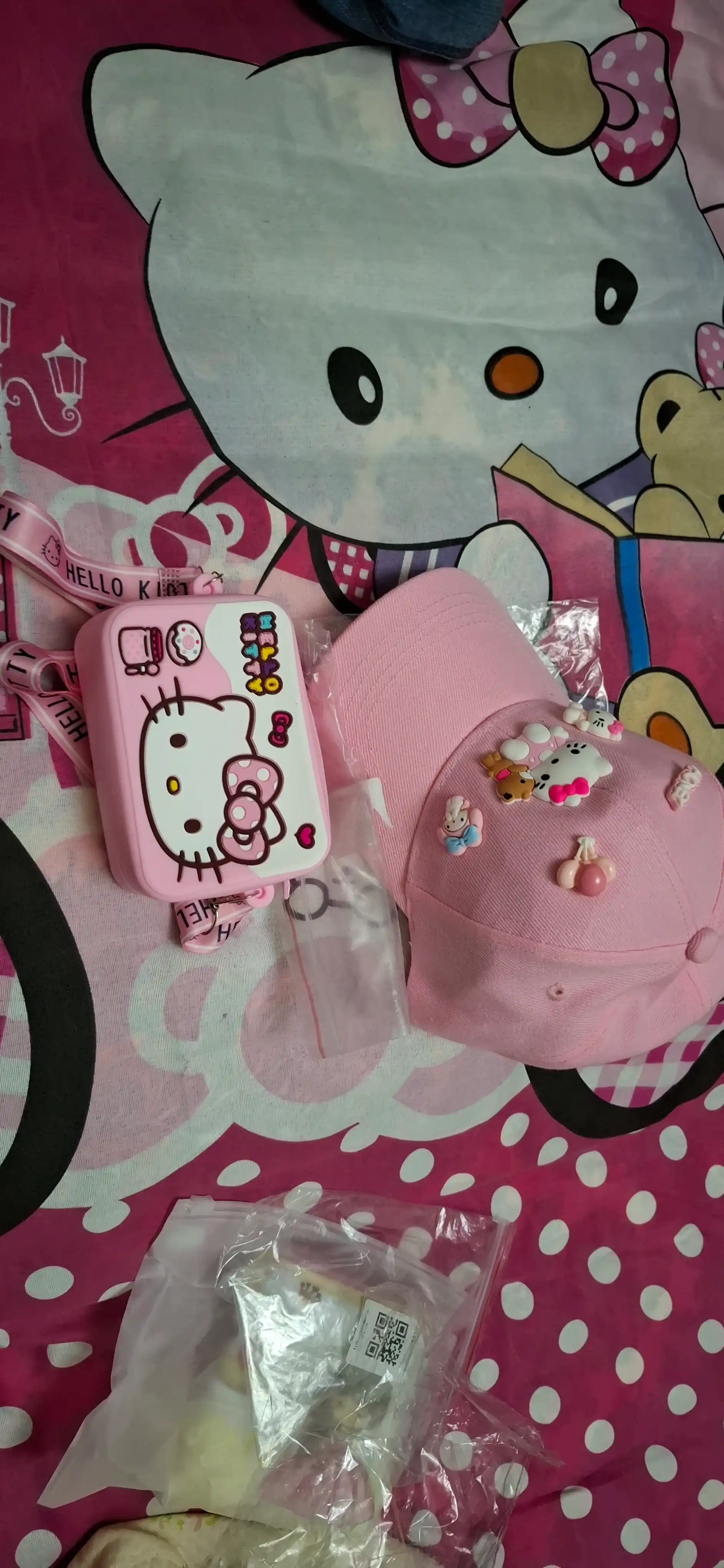 Hello Kitty qizlar uchun beysbolka, bolalar kepkasi