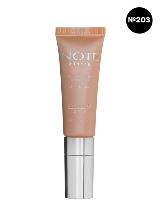 Консилер для лица NOTE Mineral Concealer 10 мл оттенки 201, 202 и 203 для маскировки