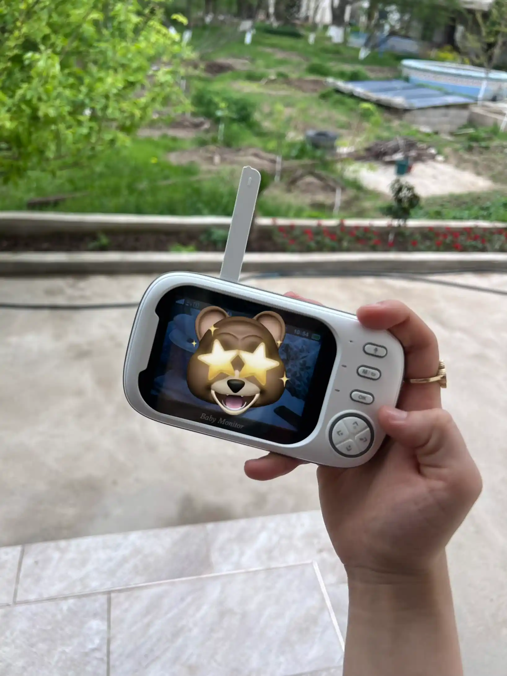 Monitor, tungi ko'rish kamerasi, ovozli simsiz video chaqaloq monitori