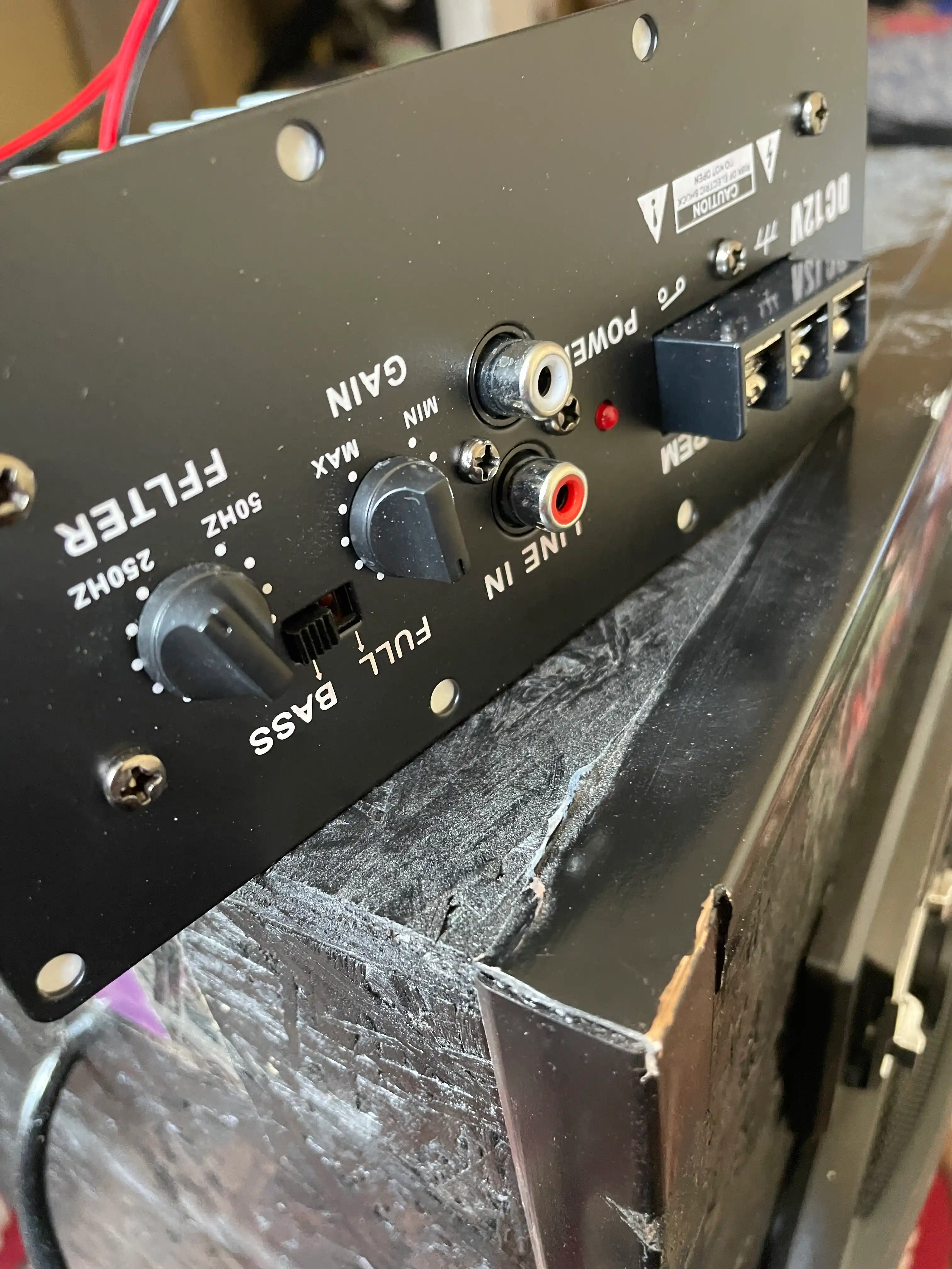 S100 12V 300Vt avtomobil kuchaytirgich platasi, bass sabvufer uchun