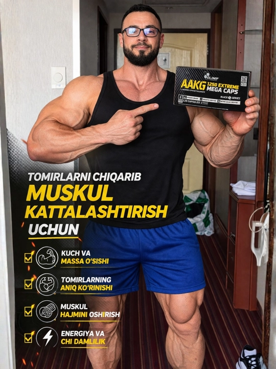 OLIMP Arginine AAKG kukun va capsula Arginin - 