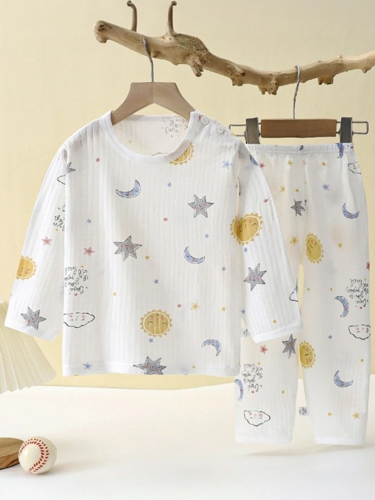 O‘g‘il bolalar va qizlar uchun pijama, 100% paxta