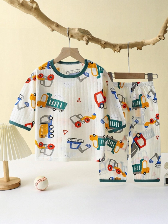 O‘g‘il bolalar va qizlar uchun pijama, 100% paxta