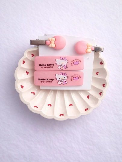 Hello kitty Набор аксессуаров для волос, подарок для девочек, заколка для волос — MOXISSH-2XILKITTY-ПРОЗР