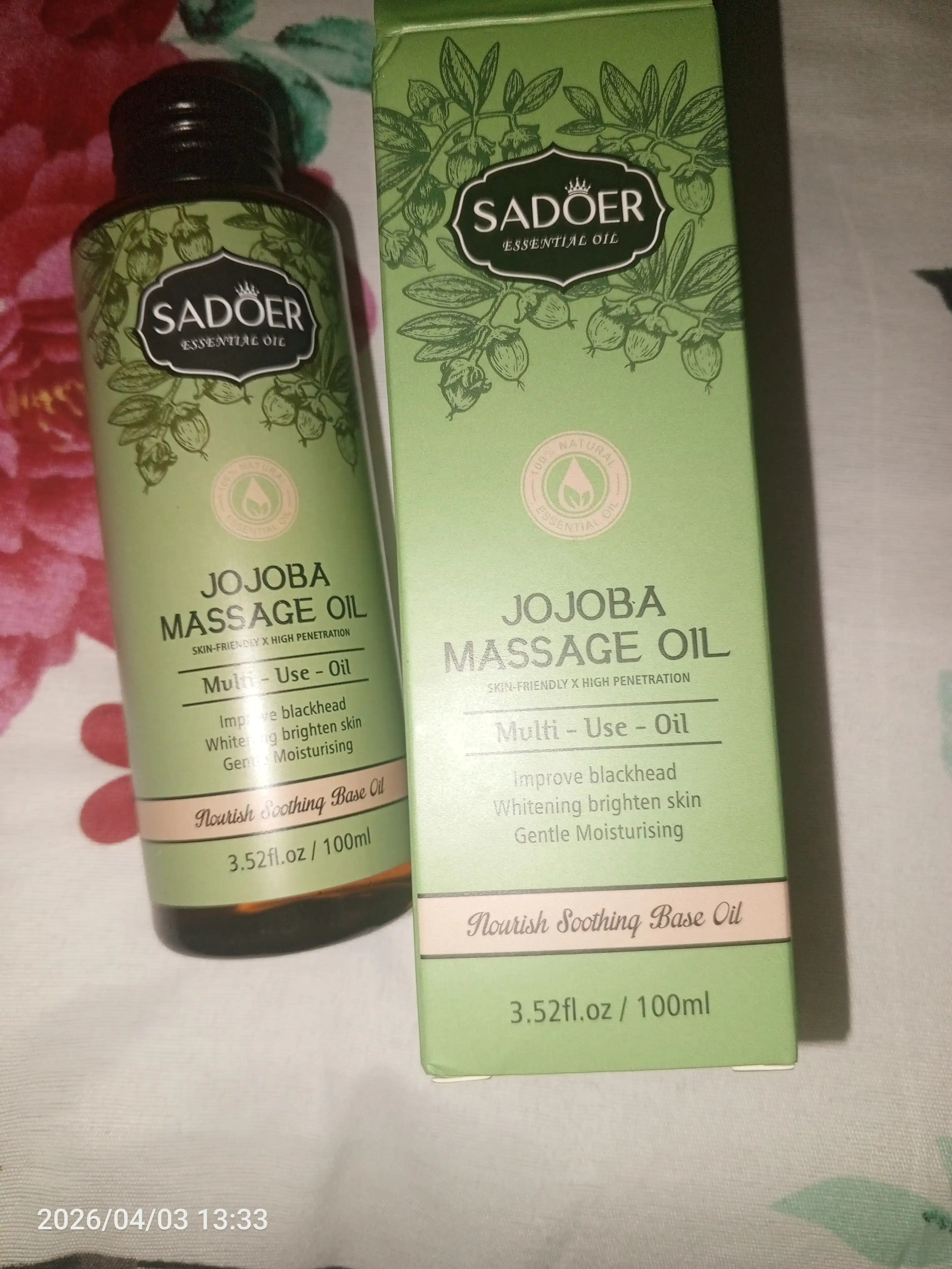 Jojoba moyi, tabiiy, 100 ml, kosmetik, yuz, tana va sochlar uchun, ajinlarga qarshi