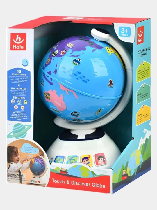 Interaktiv globus Hola