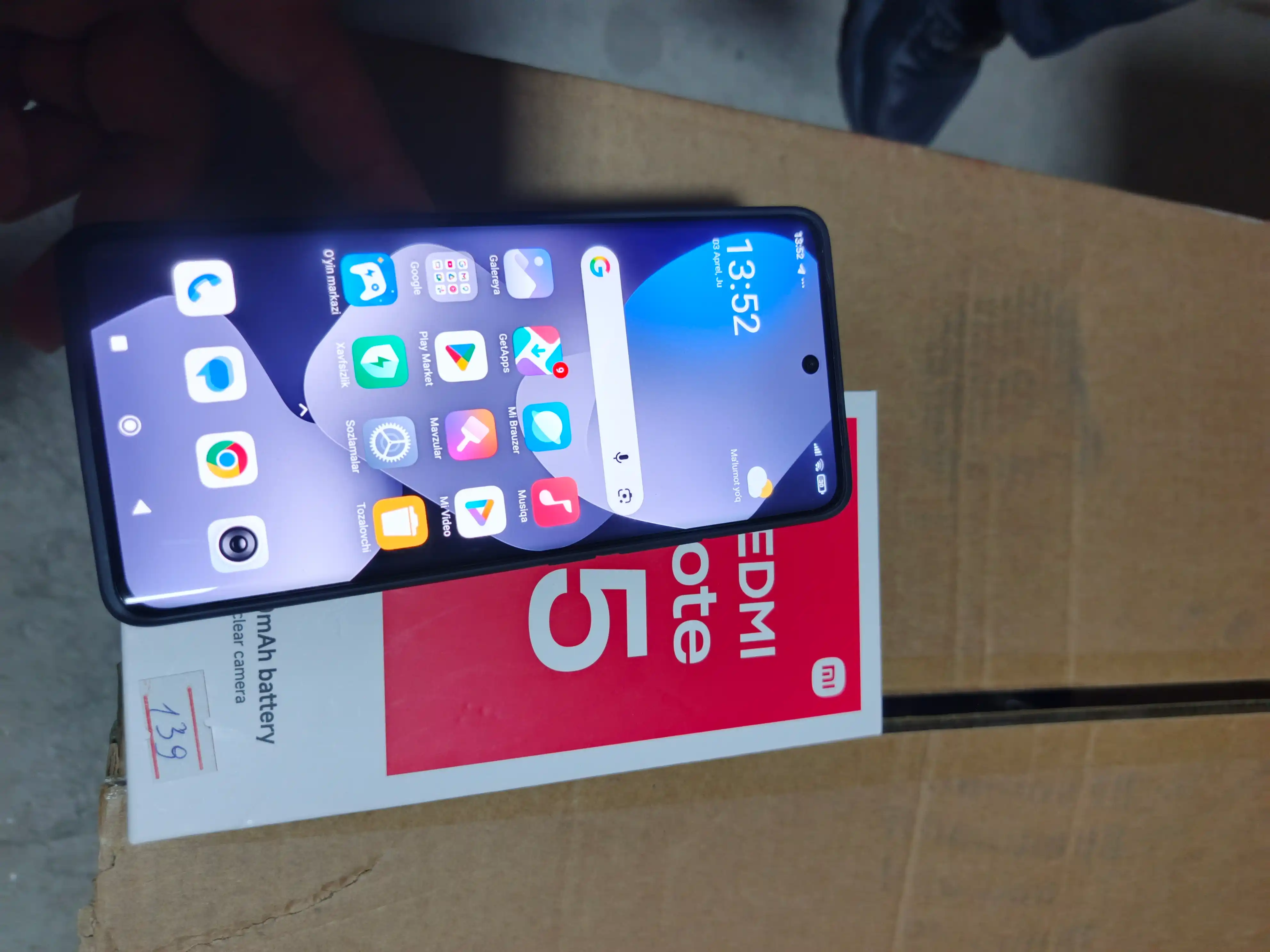 Смартфон Redmi Note 15 8/256, 6000 мАч, 6,77 AMOLED-экран 120 Гц, 108 МП, гарантия 1 год