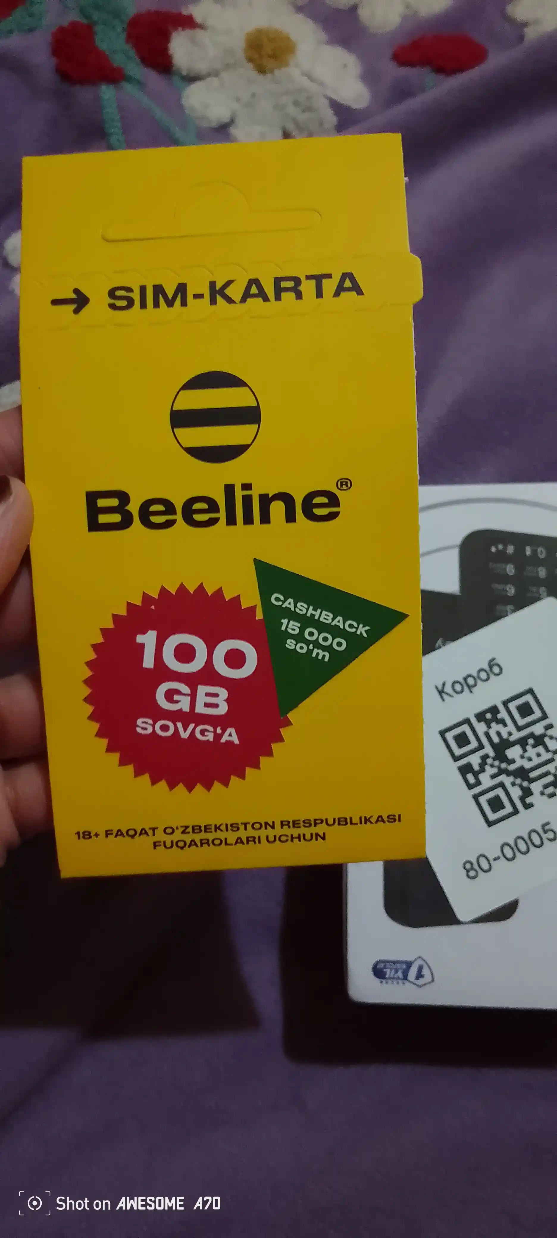 SIM-карты Beeline для всех типов мобильных устройств бонус на 3 месяц 100ГБ , 15000