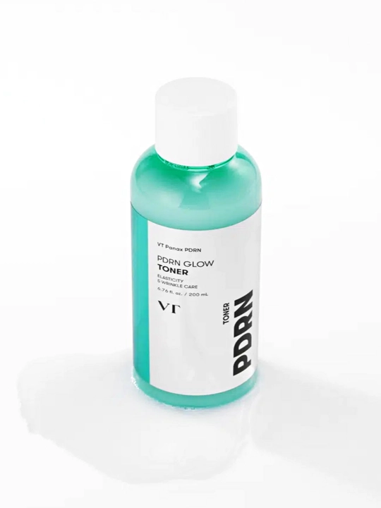 VT Panax PDRN Glow Toner, 200 мл — Корейский тонер для сияния, увлажнения и упругости