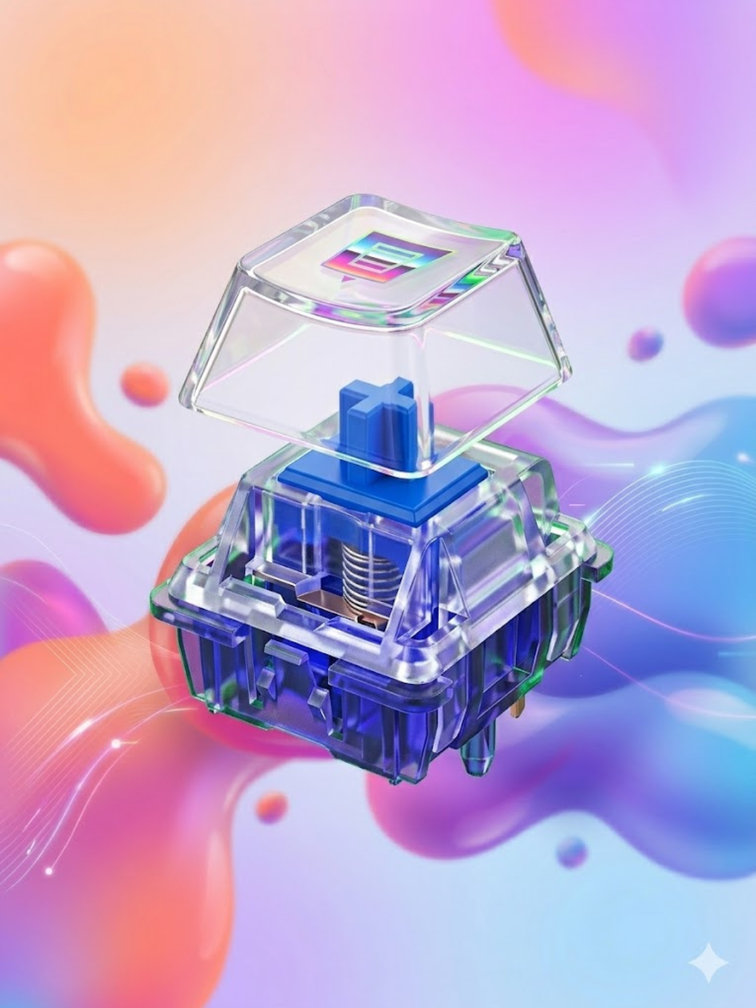RGB Retro Mexanik Klaviatura – Dumaloq Tugmalar, LED Yoritish, USB