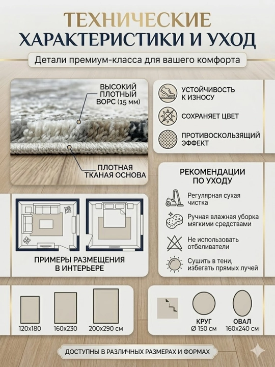 Овер "Неоклассика" мраморная текстура в стиле - 