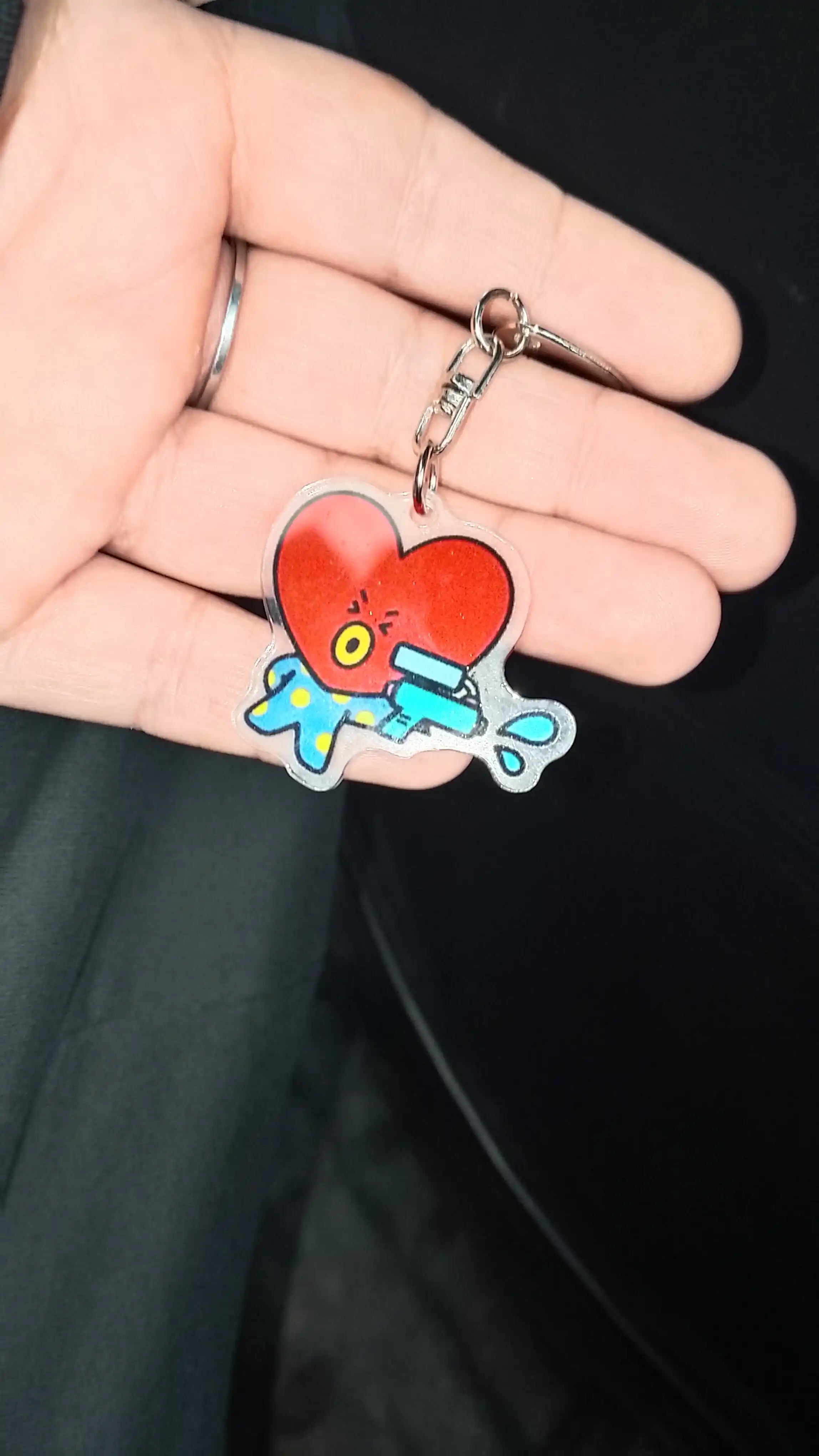 Мини-брелок BT21 персонажи BTS, аксессуар для сумок и ключей