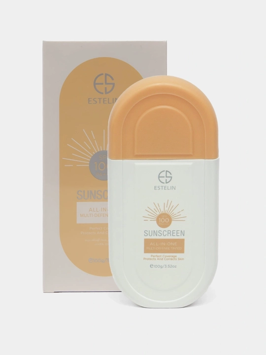 Солнцезащитный крем Estelin SPF 80 PA++++ 100, 50 мл - 