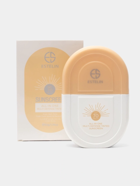 Солнцезащитный крем Estelin SPF 80 PA++++ 100, 50 мл - 