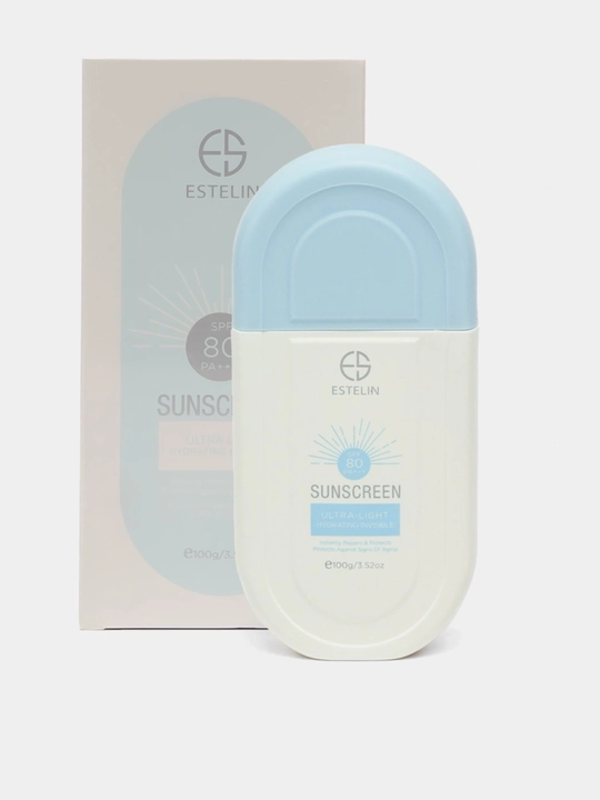 Солнцезащитный крем Estelin SPF 80 PA++++ 100, 50 мл - 