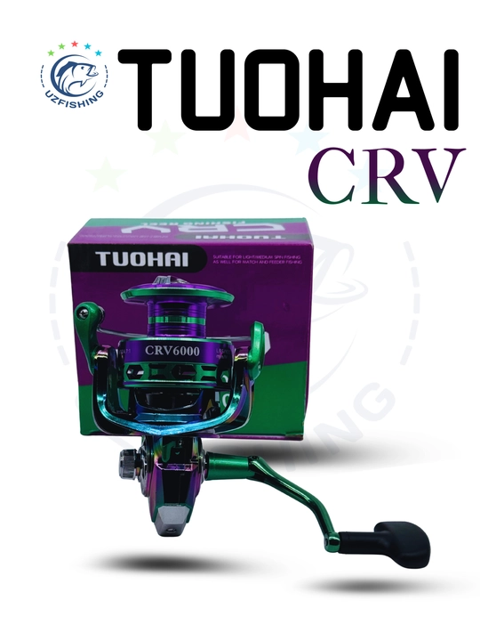 TUOHAI CRV bezinersion baliq ovlash g‘altagi, metall ruchkali, 4.7:1 - 