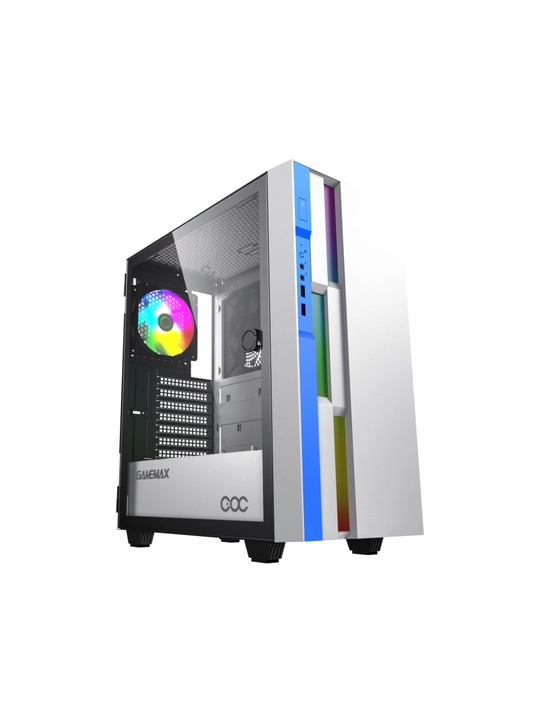 Кейс Gamemax Brufen C3 White-Blue