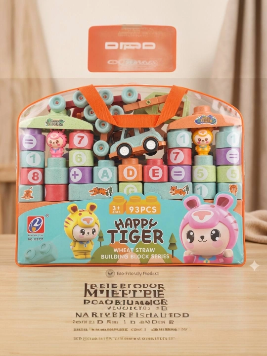 "Happy Tiger" bug'doy samonidan tayyorlangan blokli konstruktor to'plami