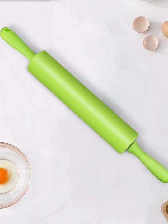 Скалка силиконовая для раскатки теста, для выпечки и кухни