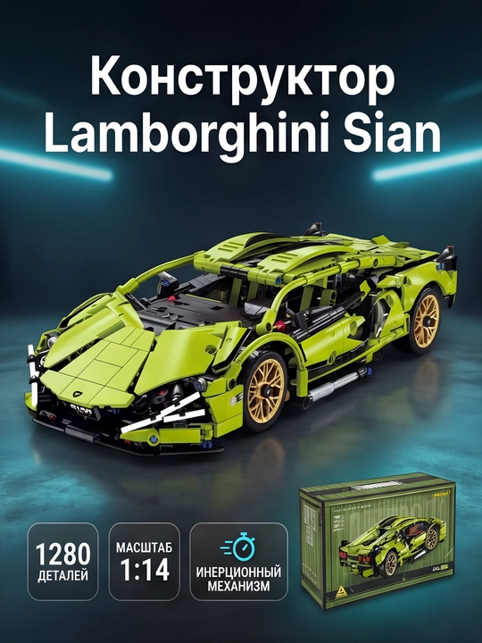 Lego konstruktor mashina bolalar uchun o'yinchoq mashina lego siti texnik to'plami - 