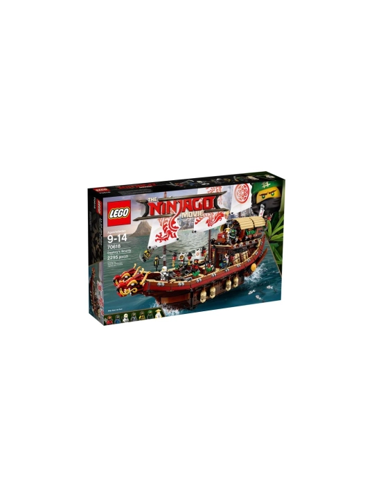Конструктор LEGO NINJAGO Летающий корабль Мастера Ву  70618, 2295 деталей, 14+