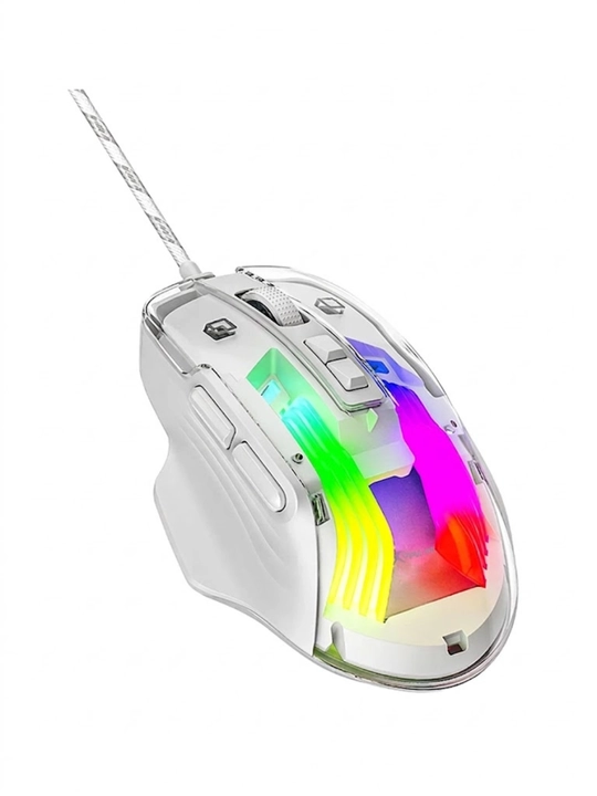 Xtrike Me GM-319 WH Simli Geymerlar Sichqonchasi, 12800 DPI, RGB