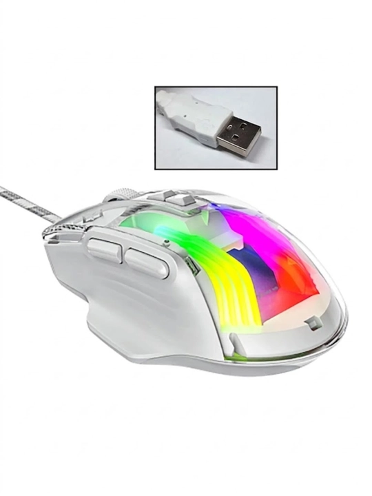 Xtrike Me GM-319 WH Simli Geymerlar Sichqonchasi, 12800 DPI, RGB
