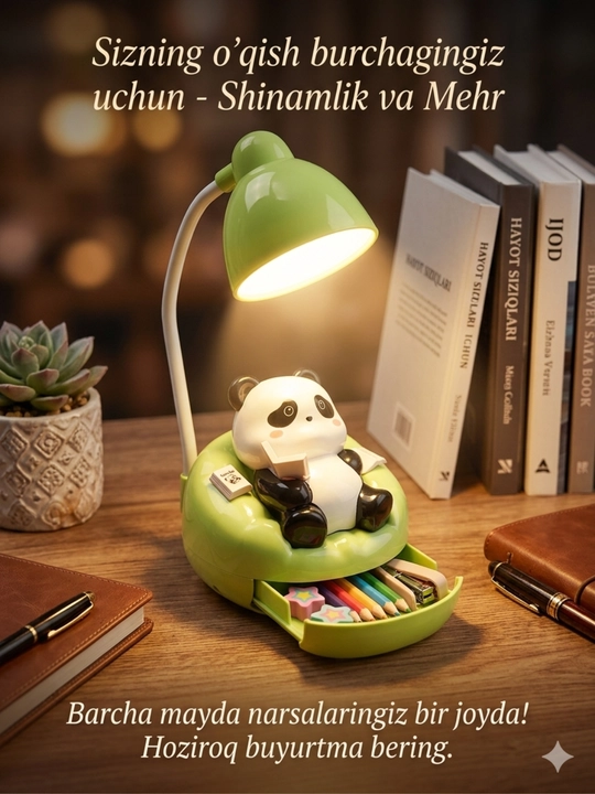 Настольная лампа "Smart Led" - Светильник ночник, светодиодная лампа (Stol lampasi)