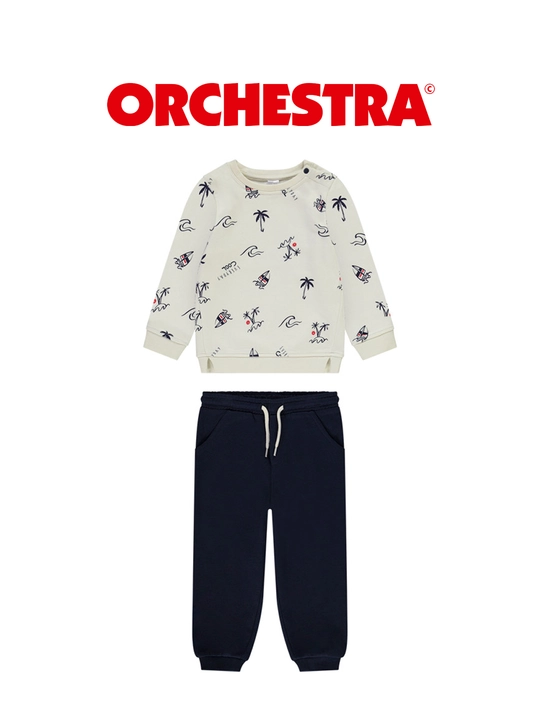 Bolalar to‘plami - Orchestra (svitshot va shim), paxta, kichkintoylar uchun - 