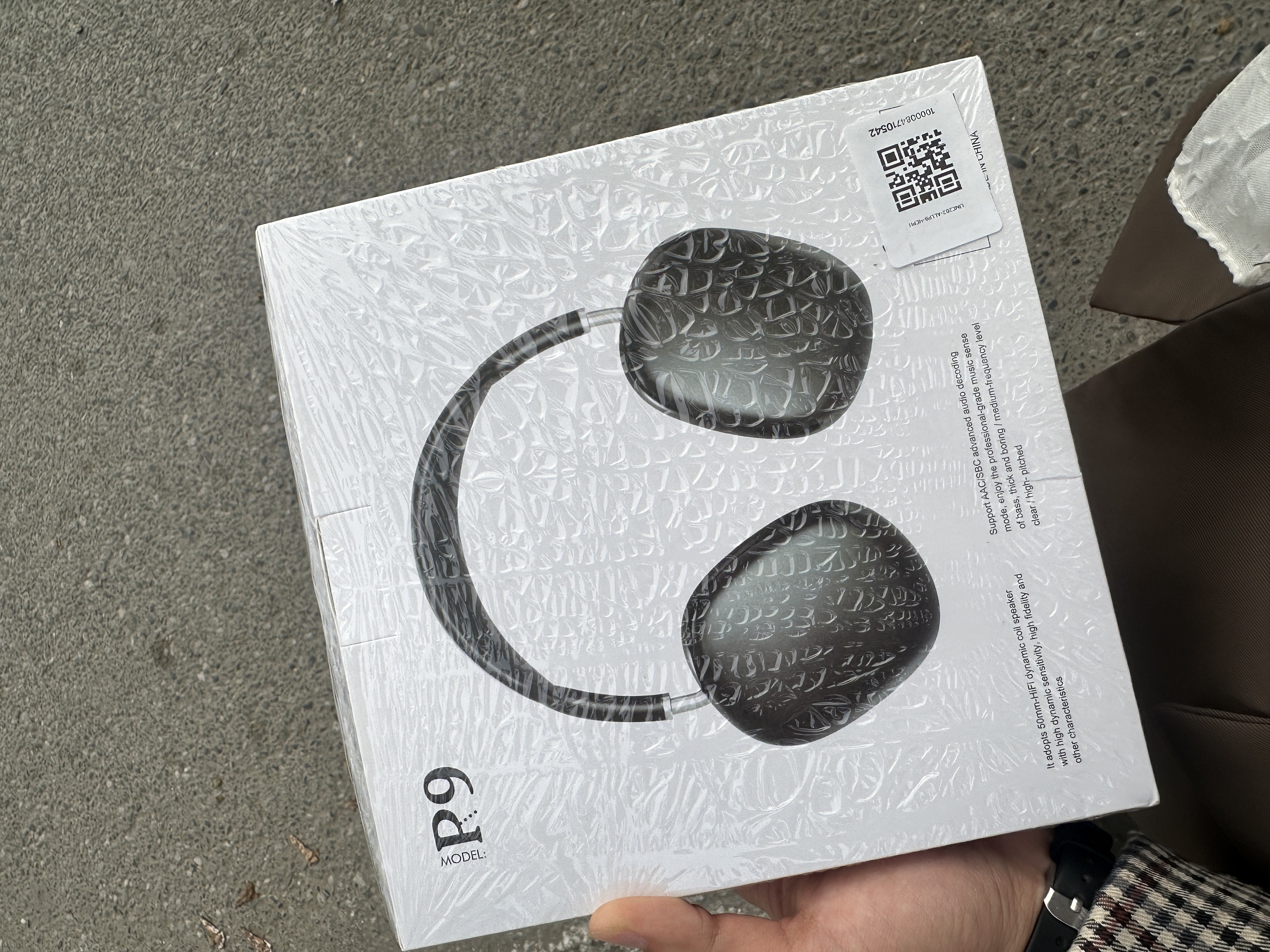 Simsiz Bluetooth quloqchinlar P9, mikrofonli, to'liq o'lchamli