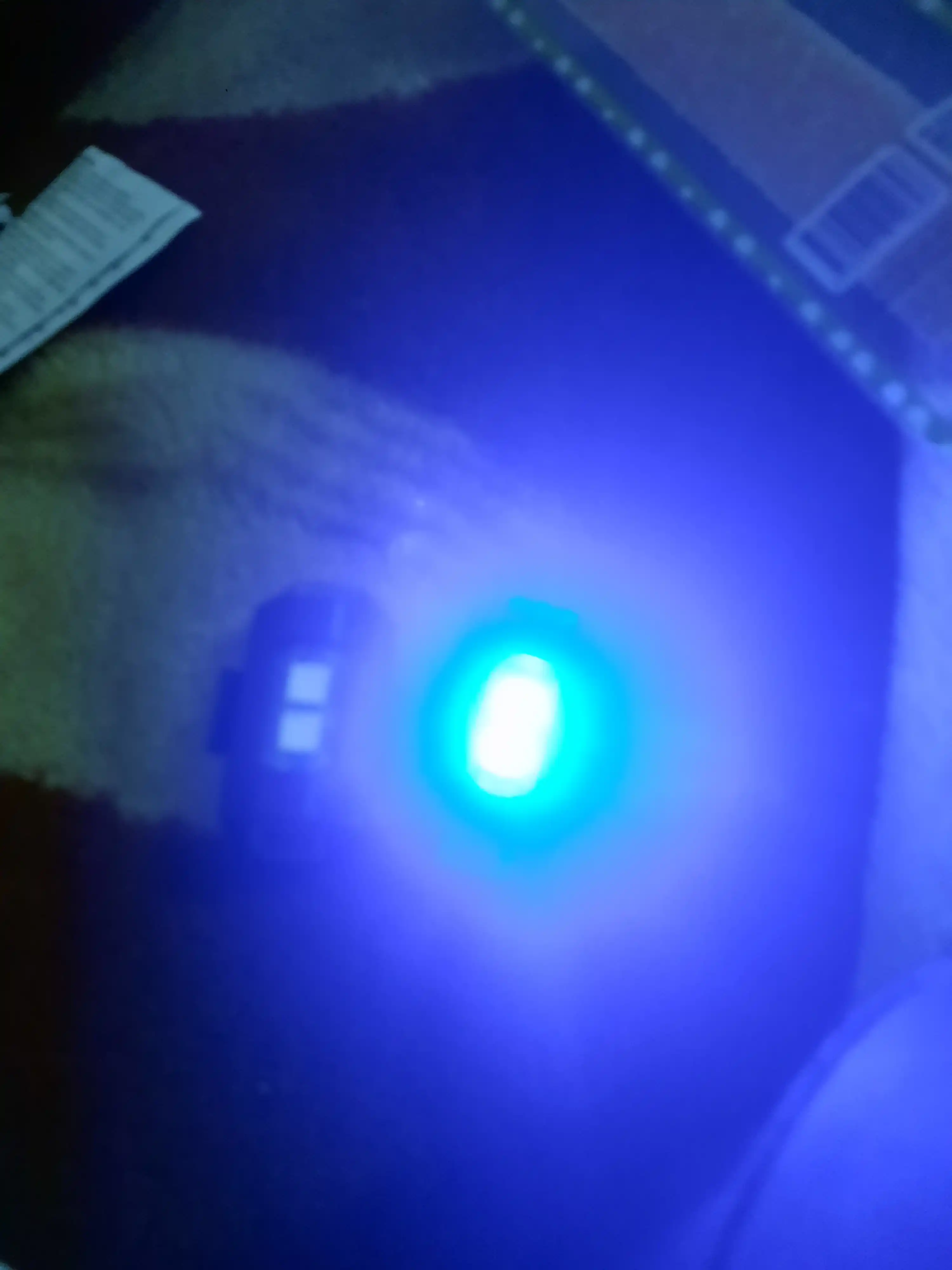 Mini-migalka, RGB LED, 7 xil rang, universal