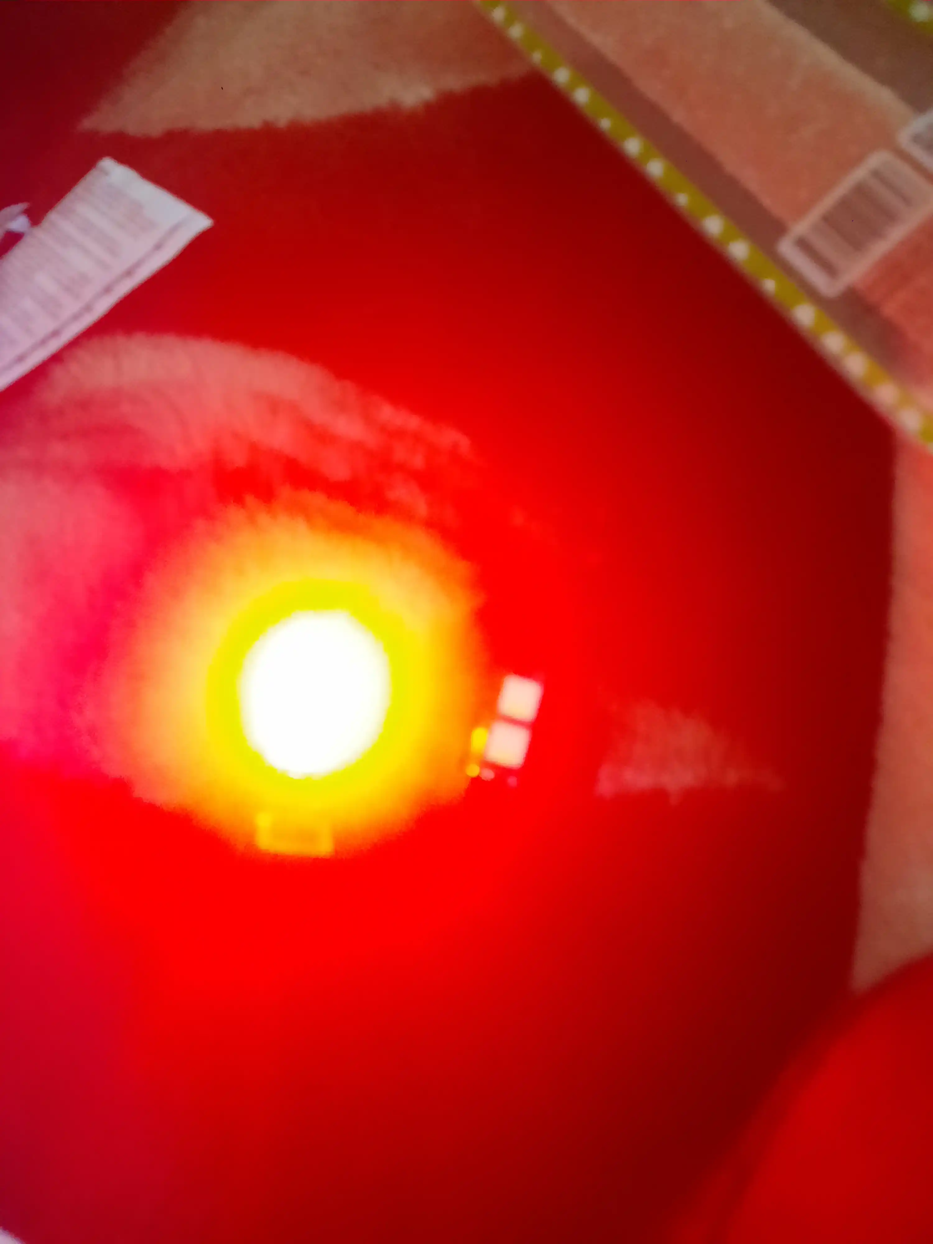 Mini-migalka, RGB LED, 7 xil rang, universal