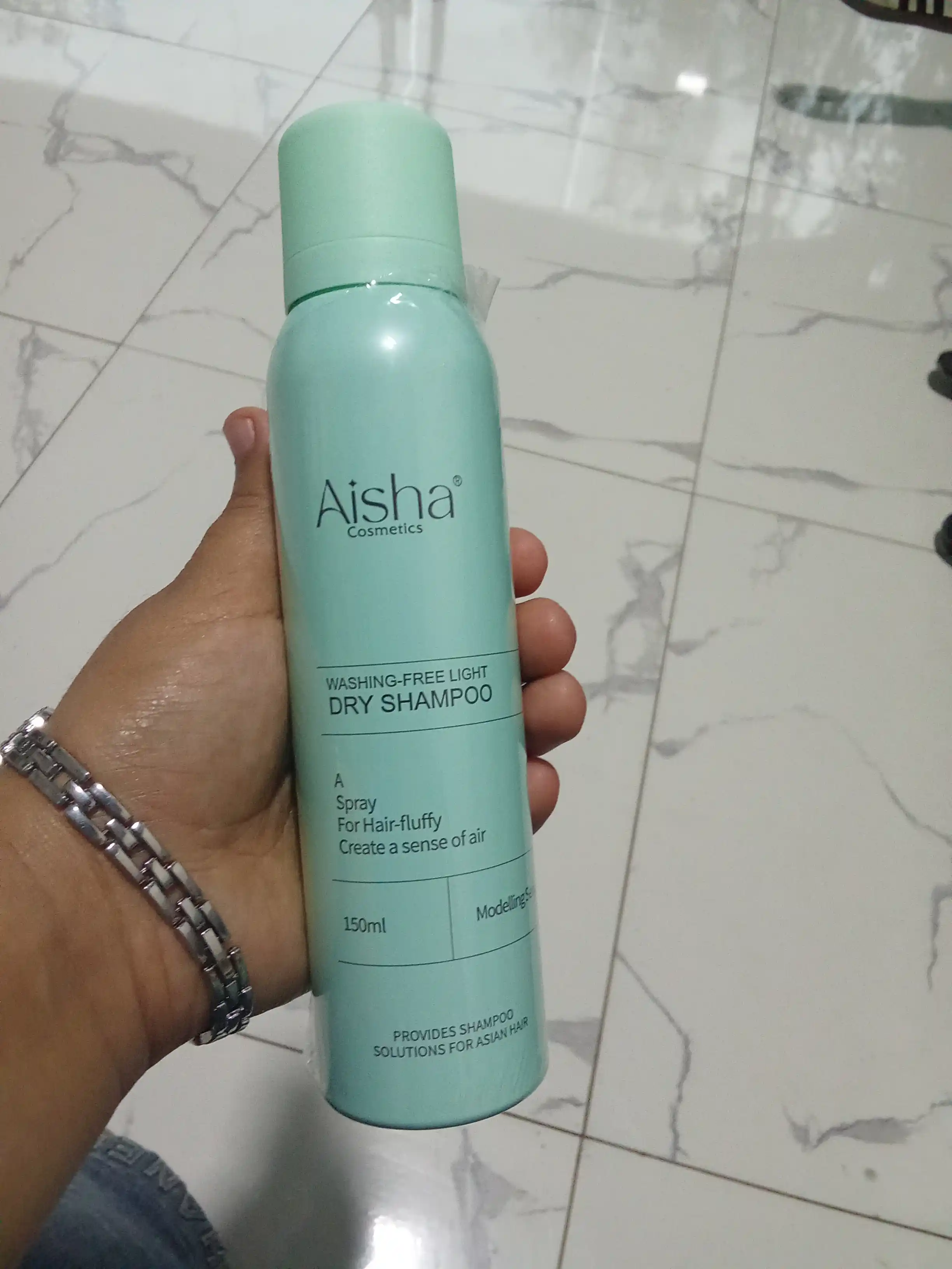 Сухой шампунь для волос, спрей средство для объема, Aisha Cosmetics DRY SHAMPOO 150 мл