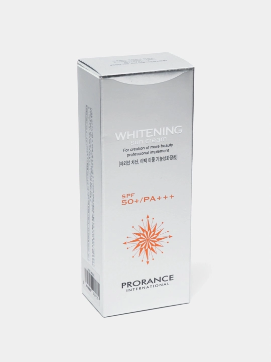 Oqartiruvchi pigmentatsiyaga qarshi quyoshdan himoya krem ProranceWhitening SPF50+PA+++,70 - 
