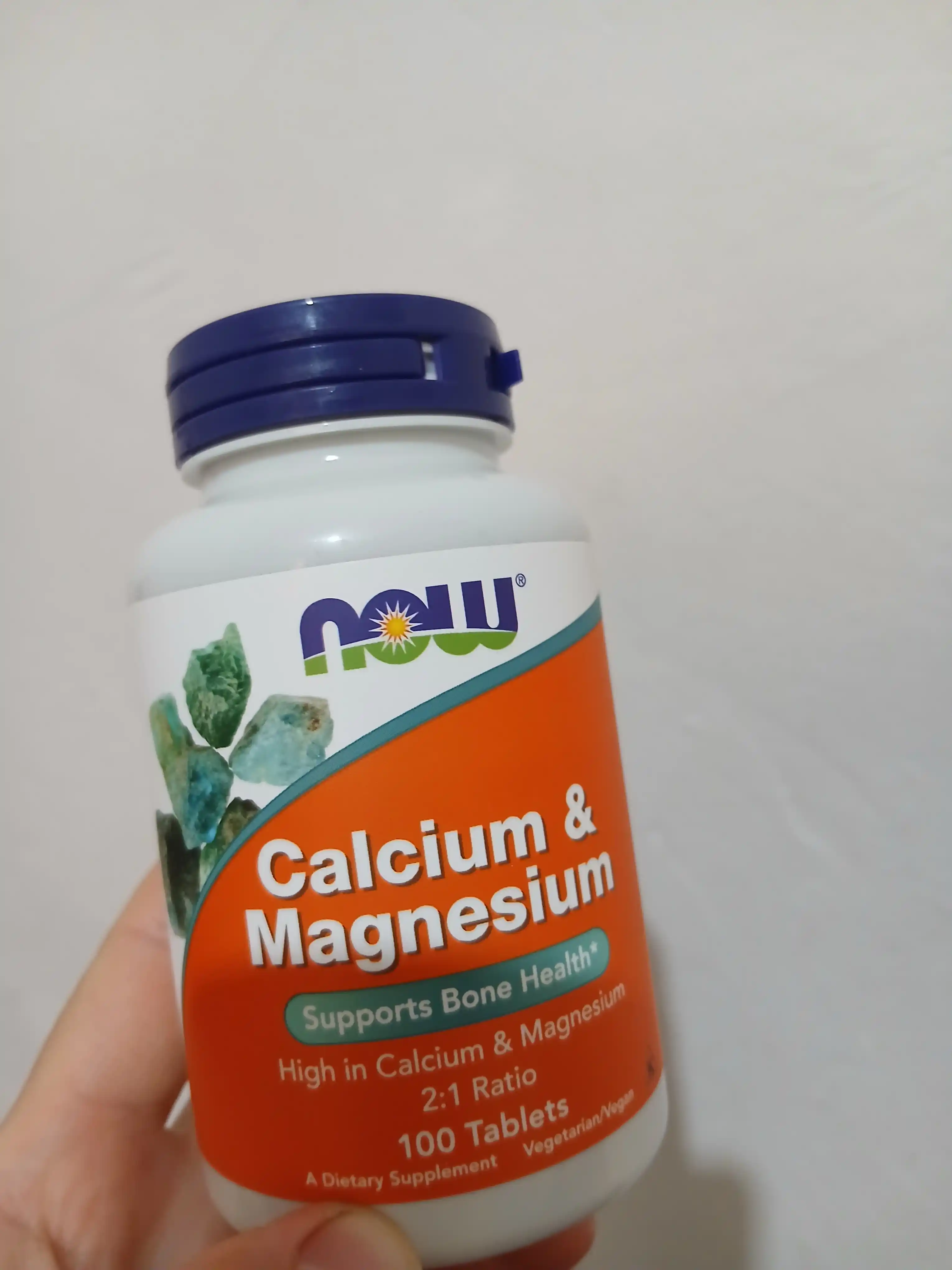 NOW Foods, Kalsiy va Magniy, tabletkalarda