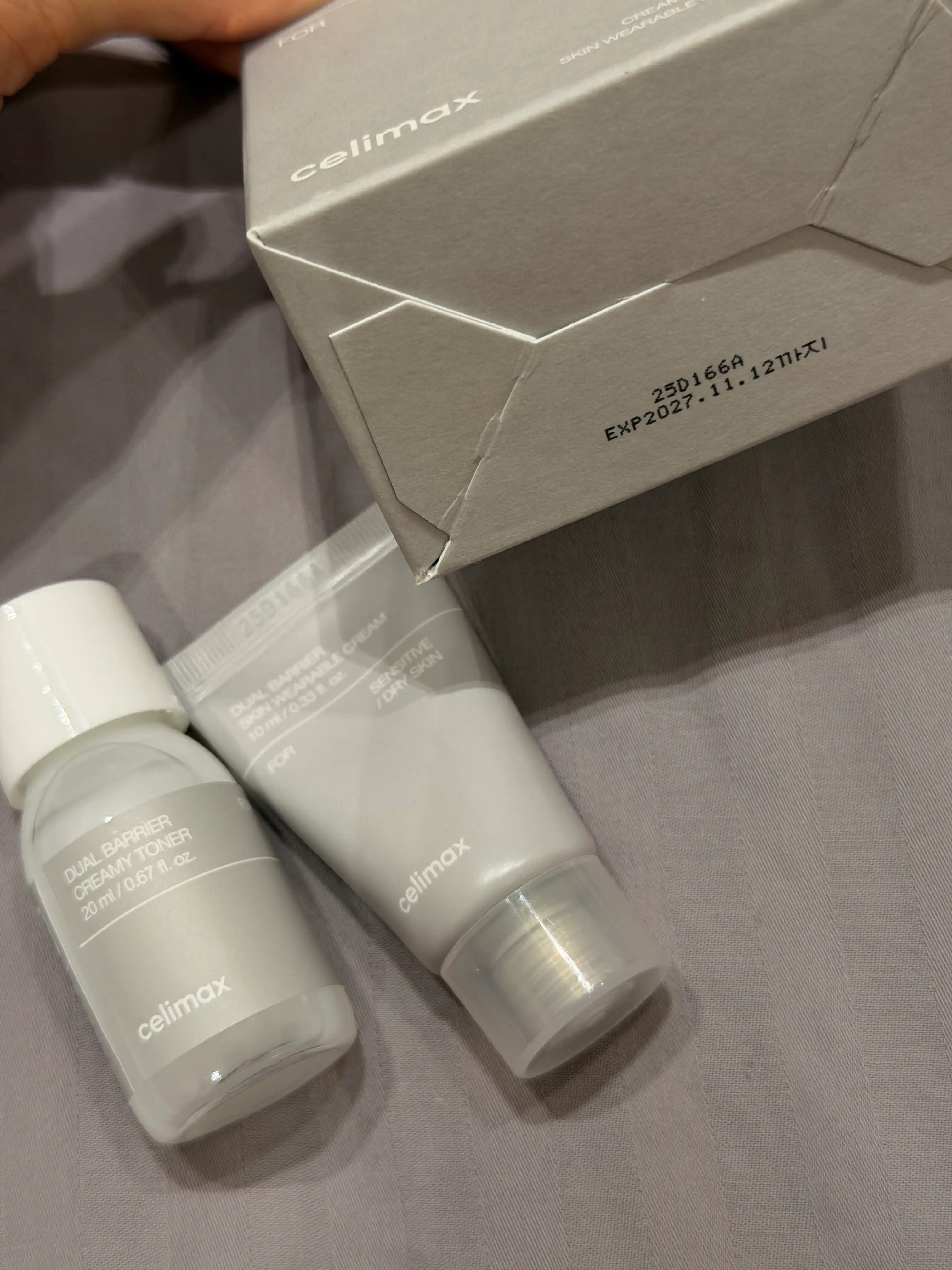 Celimax набор миниатюр для лица: Noni, Dual Barrier, Dark Spot — тонер, крем, сыворотка