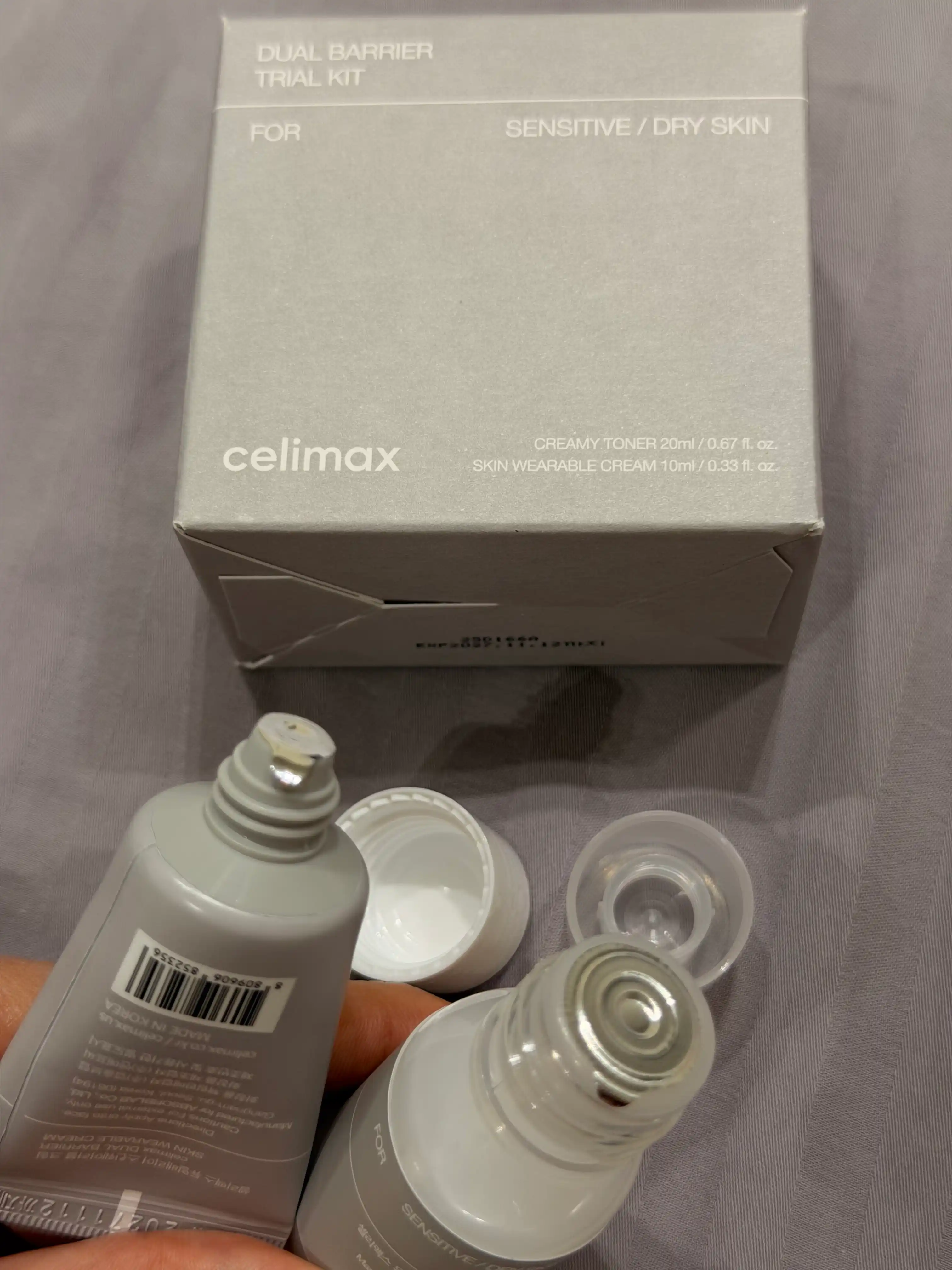 Celimax набор миниатюр для лица: Noni, Dual Barrier, Dark Spot — тонер, крем, сыворотка