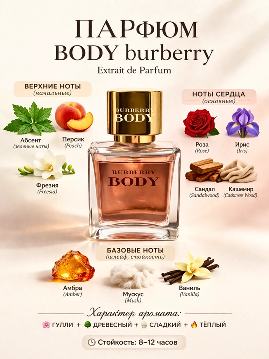 Burberry Body 45 ml – Элегантный и стойкий арома для женщин, парфюм
