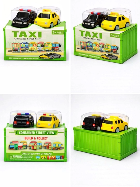 Container Street View (2 dona mini mashina bilan)