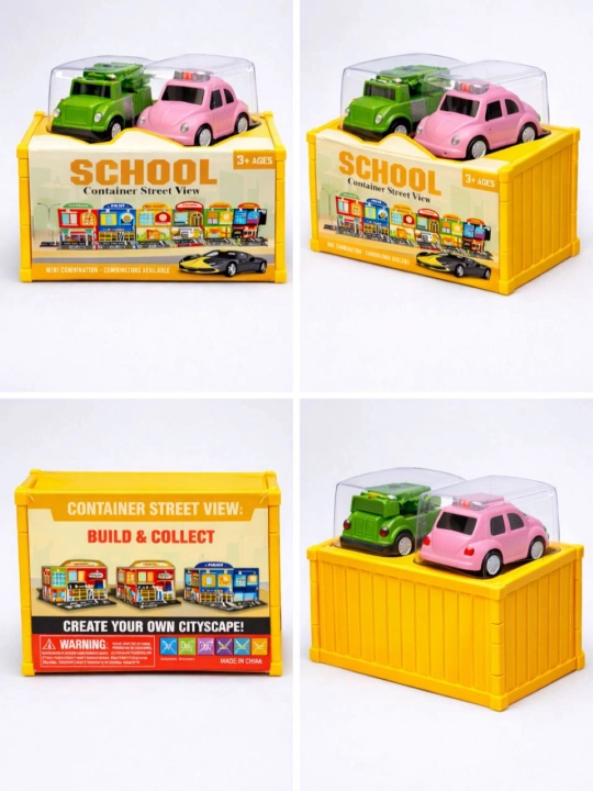 Container Street View (2 dona mini mashina bilan)