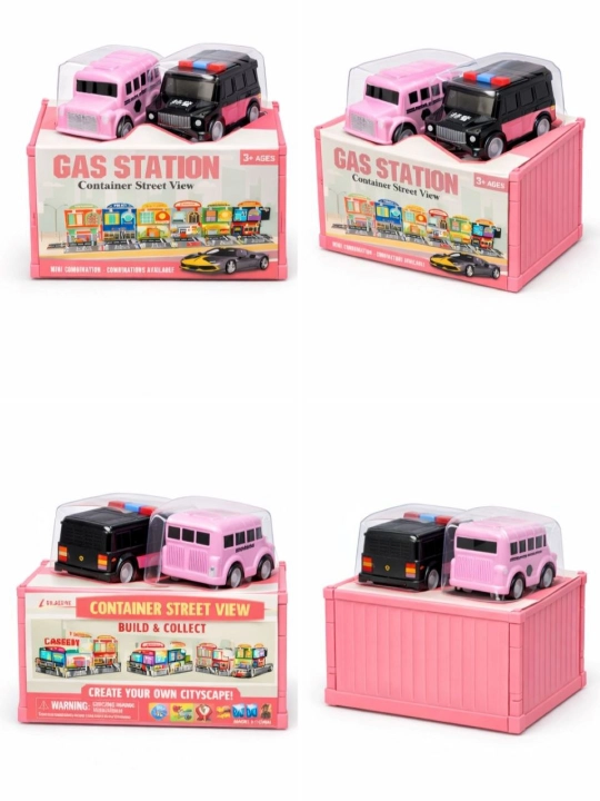 Container Street View (2 dona mini mashina bilan)