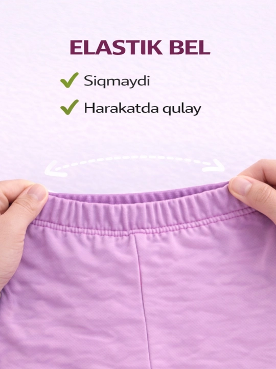 Qizlar uchun losinalar, materiali hb, o'lchami 1 yoshdan 8 yoshgacha, bahor va kuzgi
